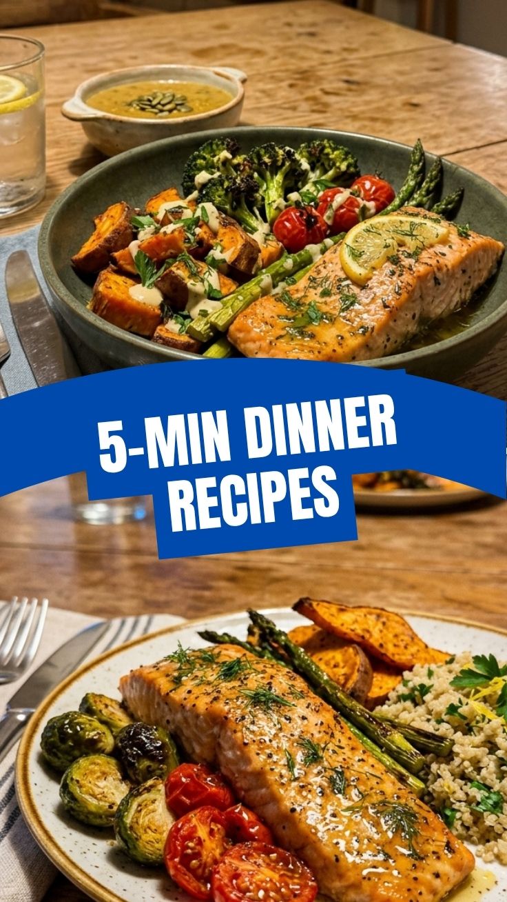 A steaming bowl of healthy cozy dinner recipes with vegetables