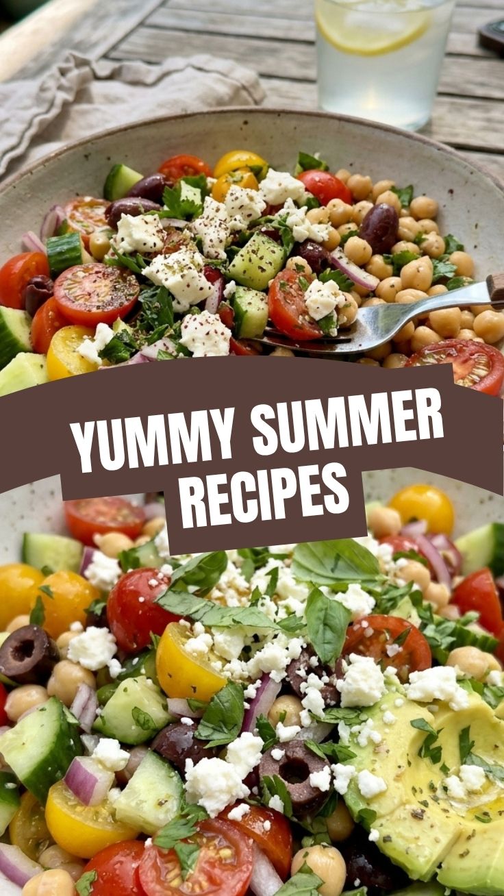 A vibrant display of various healthy no cook summer recipes, ready to eat without heat.