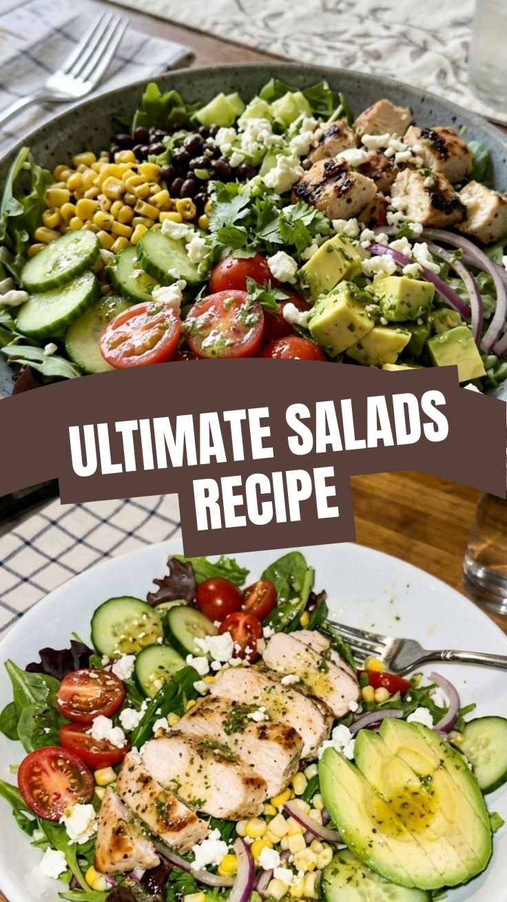 A vibrant, healthy summer salads recipe with fresh vegetables and a light dressing.