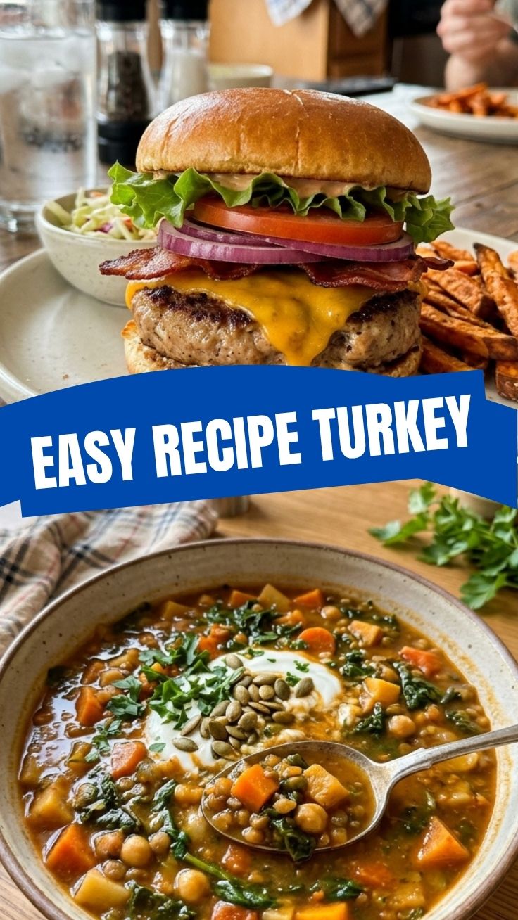 A full high protein burger recipe featuring lean ground turkey.