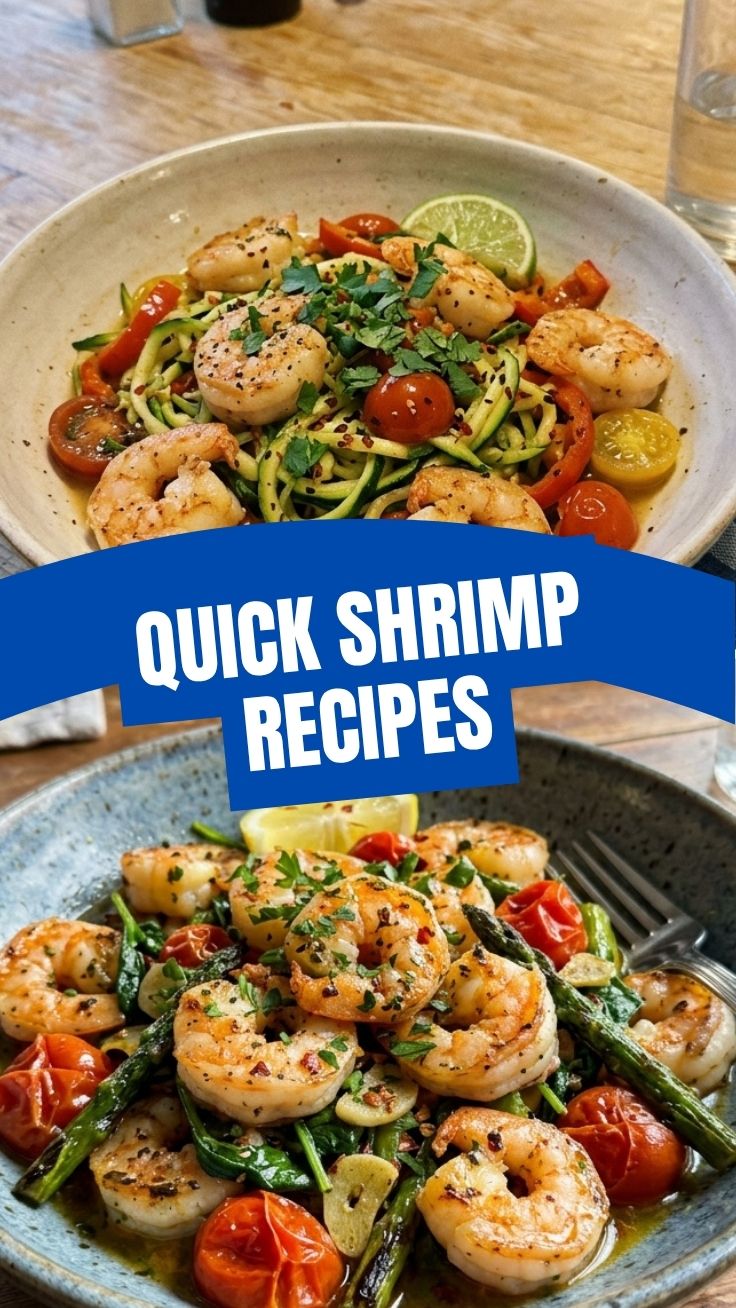 A vibrant dish of low calorie shrimp recipes for weight loss, showcasing lean protein and fresh vegetables.