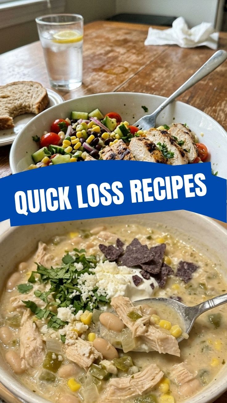 A vibrant collection of summer weight loss recipes on a bright background