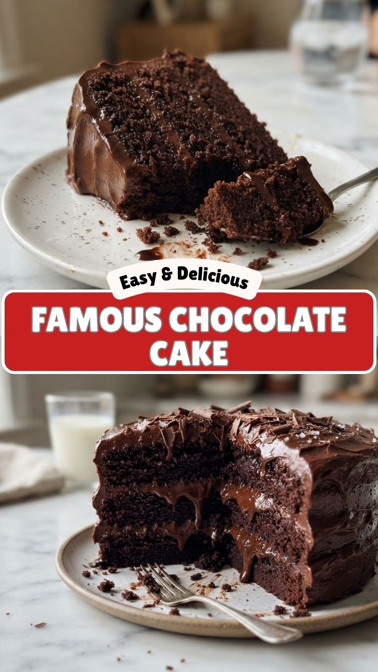 A delectable chocolate cake adorned with rich frosting and sprinkles.