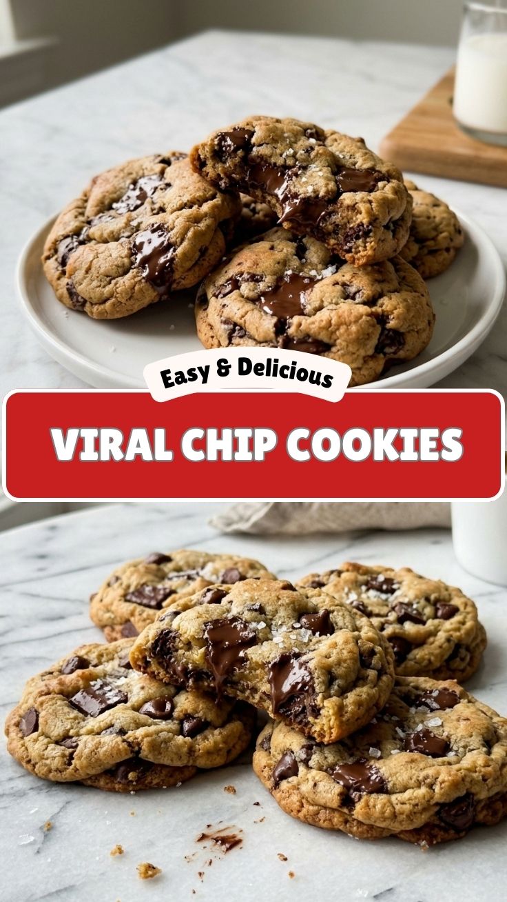 Freshly baked chocolate chip cookies on a cooling rack