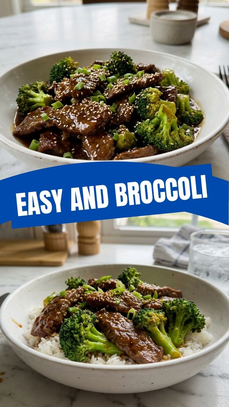 A vibrant dish of beef and broccoli stir-fried with a glossy sauce