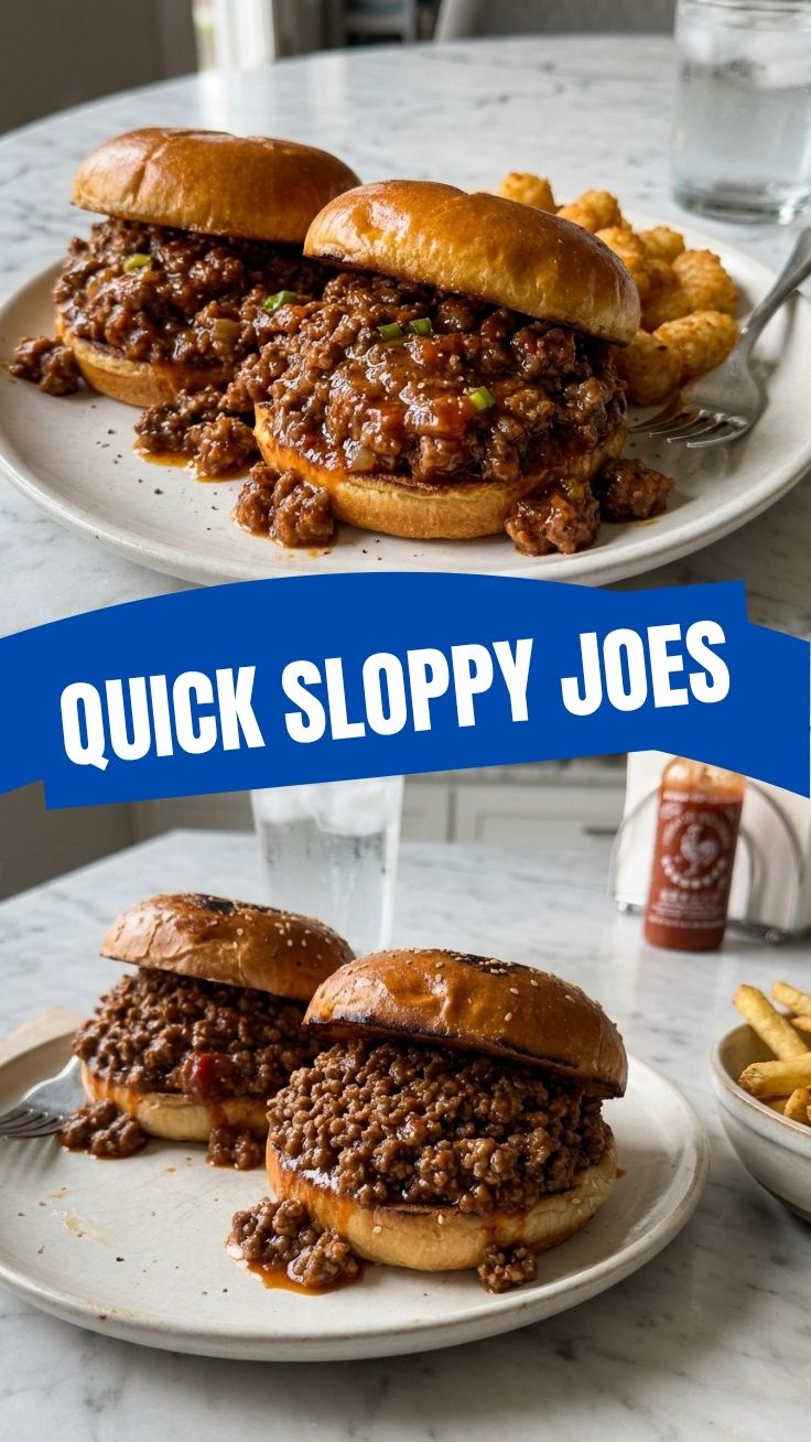 A close-up of savory sloppy joes filling, rich with ground meat and sauce